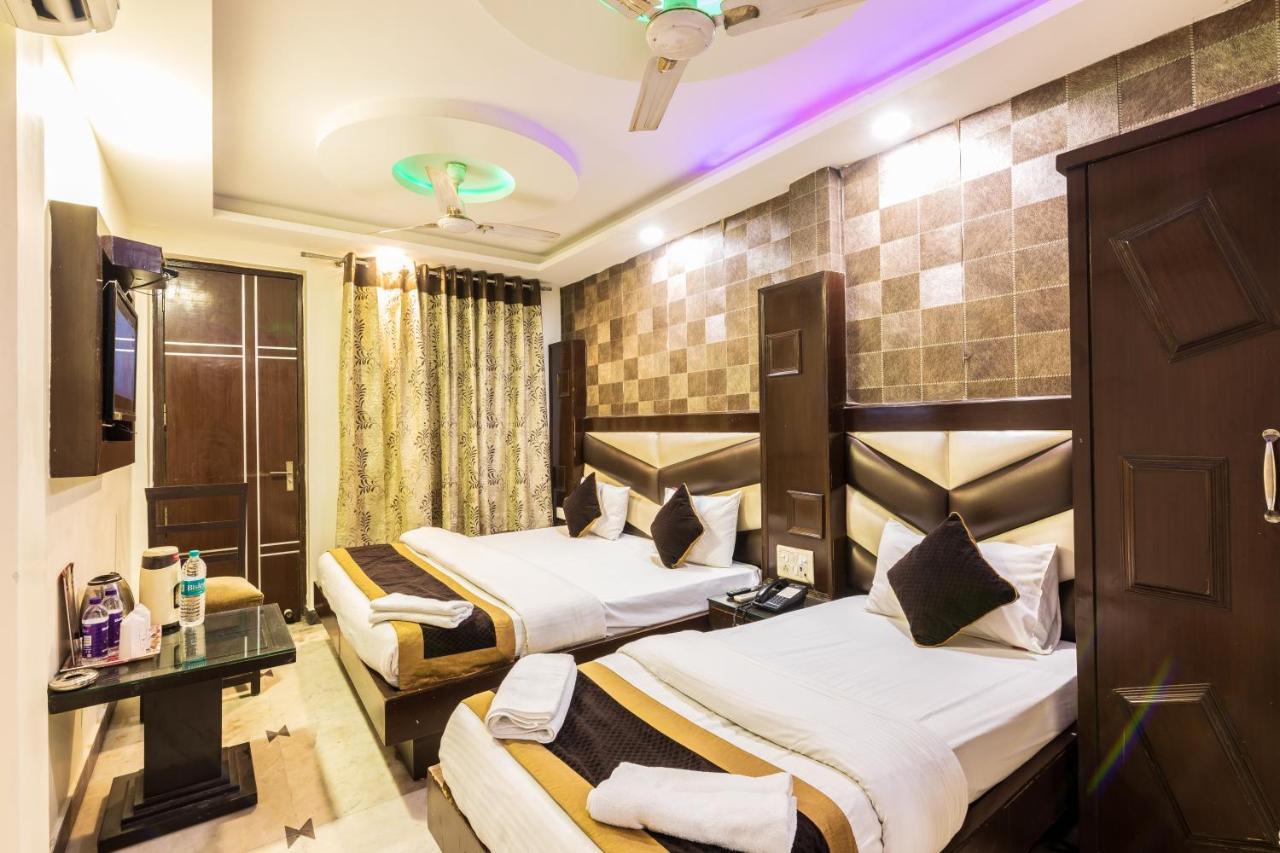Hotel Grand Shyam- In Front Of New Delhi Railway Station-Couple Friendly Exteriör bild